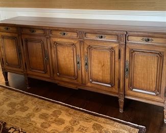 Vintage French Provincial Style Sideboard By Detroit Furniture Distributing Company