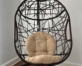 Wicker Swinging Tear Drop/Egg Hammock Chair