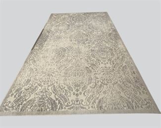 Nourison Graphic Illusions Collection Area Rug In Grey And Ivory