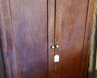 Antique wooden armoire