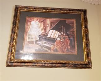 Framed and matted print