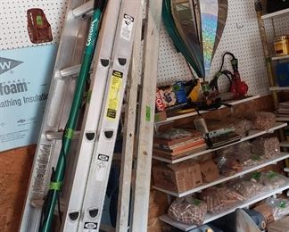 ladders and tools