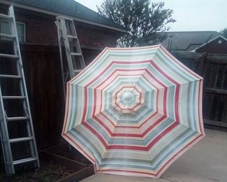 Ladders, umbrella