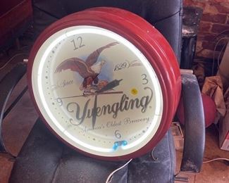 YUENGLING CLOCK
