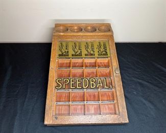 VTG Wooden Speedball Pen Nib Counter Display Box