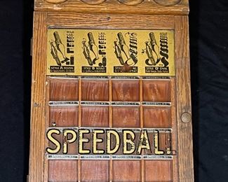 VTG Wooden Speedball Pen Nib Counter Display Box