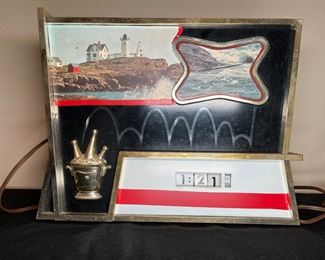 RARE Miller Beer Rolling Numbers Decorative Clock