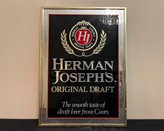 VTG Coors Herman Joseph Original Draft Mirror Sign