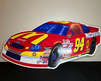 Bill Elliot #94 McDonald's Car Sign Poster