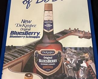 DeKuyper Blueberry Schnapps Advertising Mirror