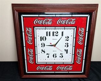 VTG 1990 Hanover Coca-Cola Clock
