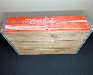 VTG Wooden Coca-Cola 24-Bottle Crate Carrier