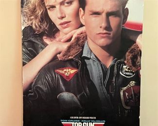 Original 1986 Tom Gun Theater Promo Poster
