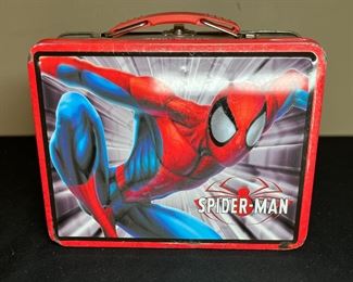 VTG 3 Spider-man Action Figures & Lunch Box