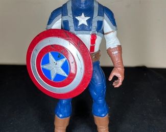 4 VTG Captain America Action Figures