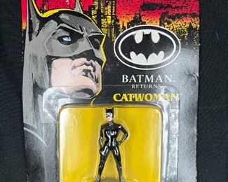 3 Die Cast Metal Batman, Penguin & Cat Woman NIP
