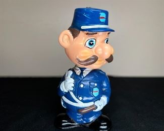 RARE VTG ALPS Japan Wind-up Bobblehead Policeman