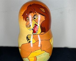 VTG Disney Lion King Nesting Dolls