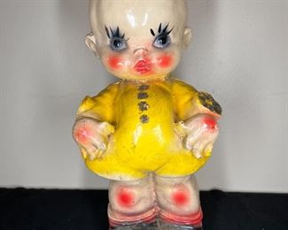 3 VTG Kewpie Carnival Prize Chalk Dolls