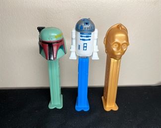 Star Wars R2-D2, Boba Fett, C3PO Pez Dispensers