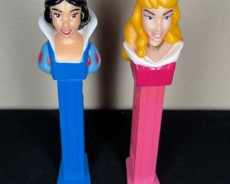 7 VTG Disney Princesses Pez Dispensers