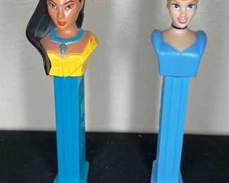 7 VTG Disney Princesses Pez Dispensers