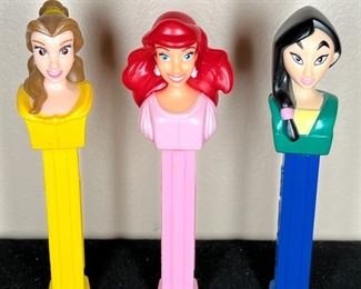 7 VTG Disney Princesses Pez Dispensers