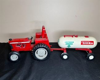 3 VTG Toy Car, Truck Tractor & Trailer
