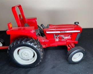 3 VTG Toy Car, Truck Tractor & Trailer