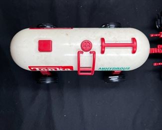 3 VTG Toy Car, Truck Tractor & Trailer