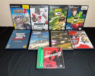 9 Playstation One & Two Games