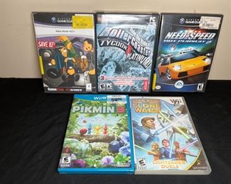 5 Wii, Game Cube, & PC Video Games