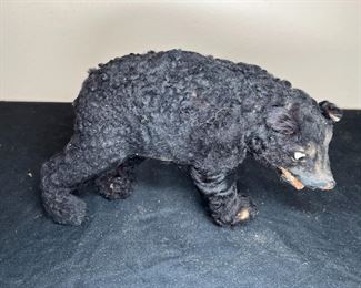 3 VTG Miniature Taxidermy Real Fur Animal Figures