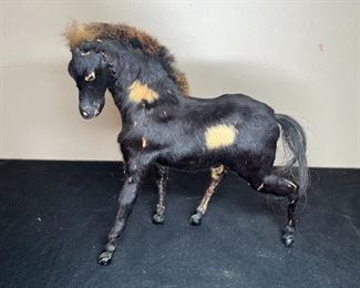 3 VTG Miniature Taxidermy Real Fur Animal Figures