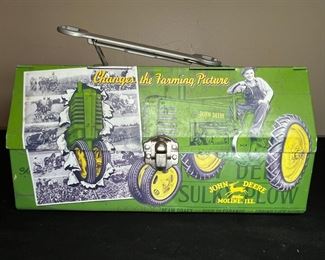 VTG John Deere Lunch Box, Book, Car Storage & more