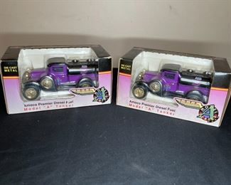 2 Amoco Premier Diesel Fuel Model A Tanker Banks