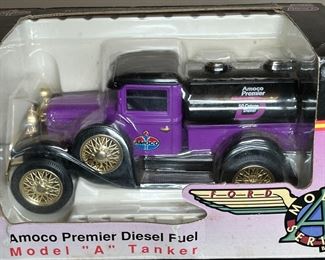 2 Amoco Premier Diesel Fuel Model A Tanker Banks