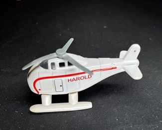 2 Disney Toy Planes & 1 Harold Helicopter