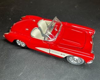 5 Vintage Diecast Corvettes & Cadillac
