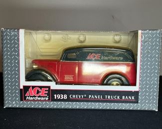 Amoco, Corona & Acre Hardware Truck & Car Banks