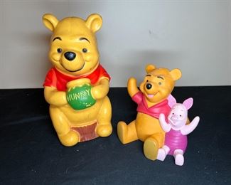 2 Winnie the Pooh Coin Banks