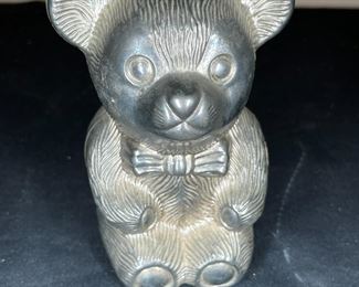 Vtg Silver Metal & Brass Noah's Arc, Elephant ++