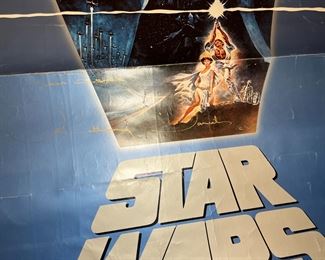 Signed Star Wars Revenge of the Jedi Promo Poster