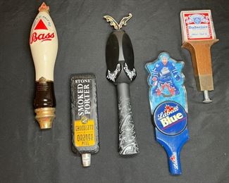 5 Assorted VTG & Modern Beer Tap Handles