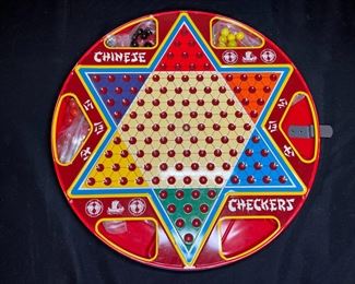2 VTG Double Sided Chinese/American Checkers Sets