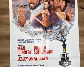 2 VTG Movie Release Posters, Great Train Robbery +