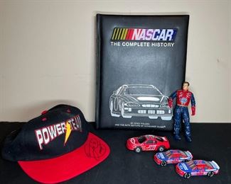Assorted Nascar Collectable, Hat, History & more