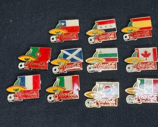 ollectable Coca Cola Memorabilia, Pins, Watch +