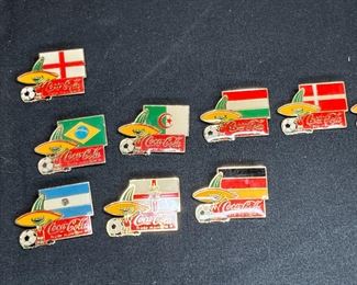 ollectable Coca Cola Memorabilia, Pins, Watch +