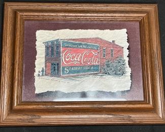 Collectable Coca Cola Memorabilia, Lamp, Signs +